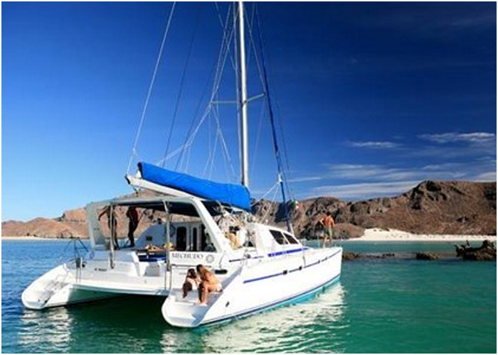 45' Catamaran available for weekly charters or day trips