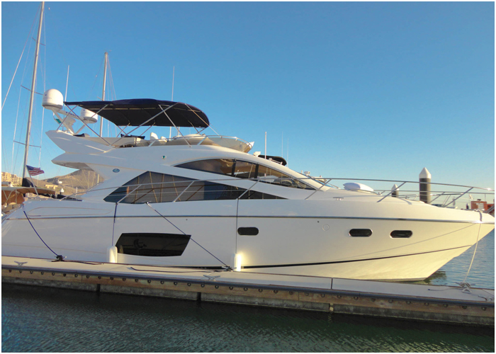 60' Luxury Sunseeker with flybridge ready for charter, La Paz Yacht Charters